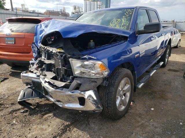 1C6RR7TT3FS694389 - 2015 RAM 1500 SLT BLUE photo 2