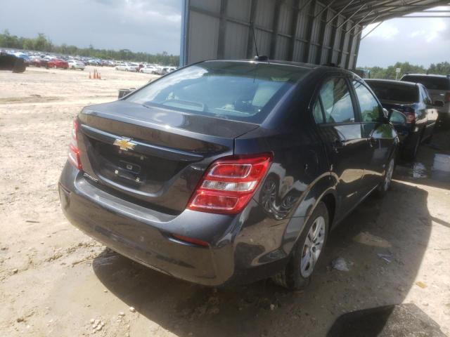 1G1JB5SH3J4101843 - 2018 CHEVROLET SONIC LS CHARCOAL photo 4