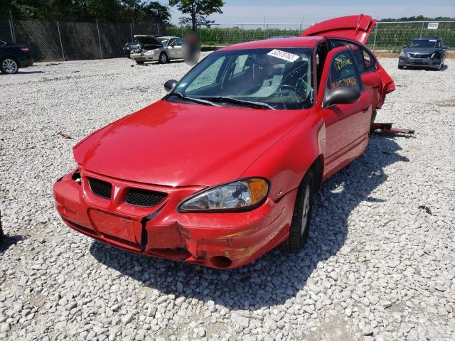 1G2NF52E23C217907 - 2003 PONTIAC GRAND AM S RED photo 2