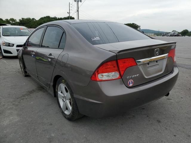 2HGFA1F67AH526147 - 2010 HONDA CIVIC LX-S Marrón foto 3