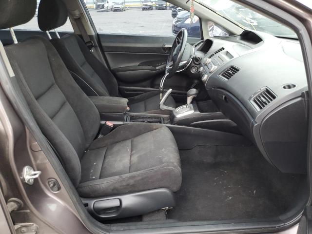 2HGFA1F67AH526147 - 2010 HONDA CIVIC LX-S Marrón foto 5