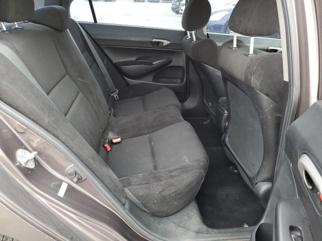 2HGFA1F67AH526147 - 2010 HONDA CIVIC LX-S Marrón foto 6