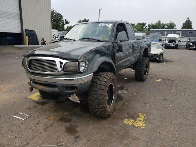 5TEWN72N83Z218642 - 2003 TOYOTA TACOMA XTR GREEN photo 2