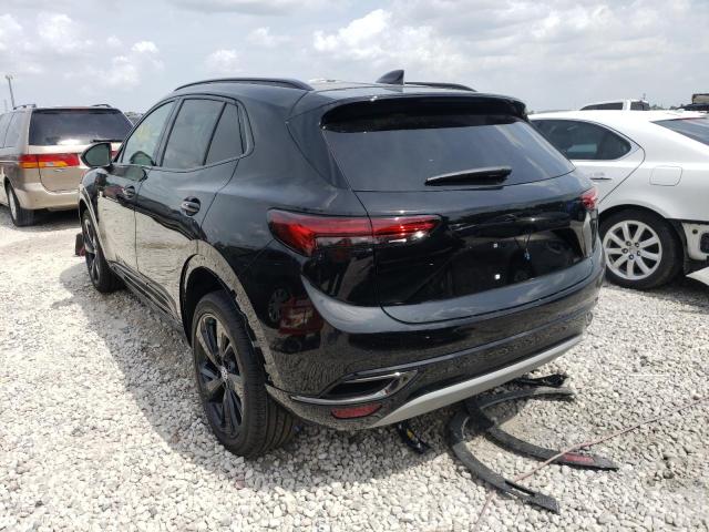 LRBFZNR45ND020777 - 2022 BUICK ENVISION E BLACK photo 3