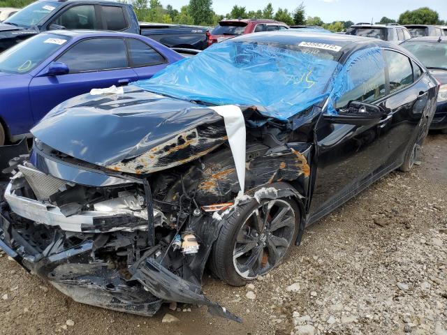 2HGFC2F89KH504444 - 2019 HONDA CIVIC SPOR BLACK photo 2