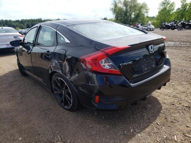 2HGFC2F89KH504444 - 2019 HONDA CIVIC SPOR BLACK photo 3