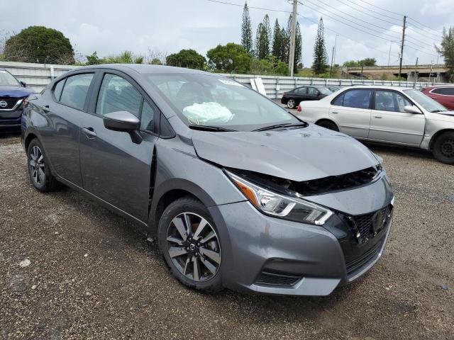 3N1CN8EV7ML809363 - 2021 NISSAN VERSA SV GRAY photo 1