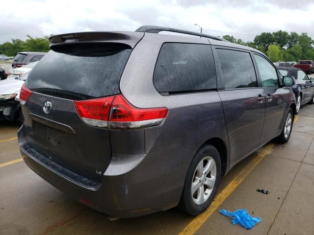 5TDKK3DC7BS174205 - 2011 TOYOTA SIENNA LE GRAY photo 4