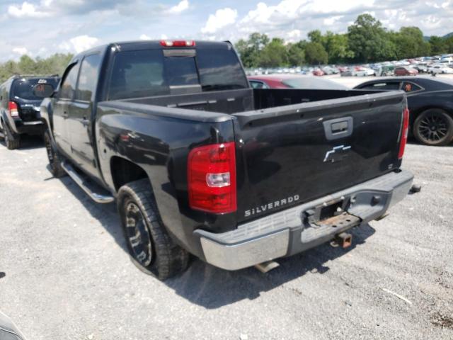 2GCEC23C791139607 - 2009 CHEVROLET SILVERADO BLACK photo 3