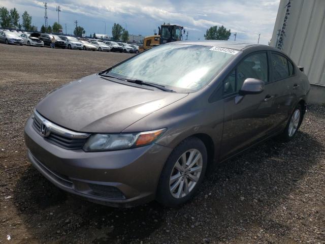 2HGFB2F92CH016644 - 2012 HONDA CIVIC EXL 灰色 照片 2