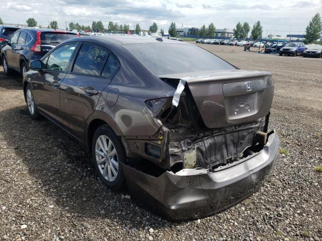 2HGFB2F92CH016644 - 2012 HONDA CIVIC EXL 灰色 照片 3