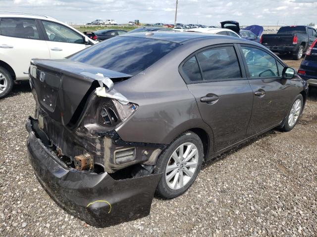 2HGFB2F92CH016644 - 2012 HONDA CIVIC EXL 灰色 照片 4