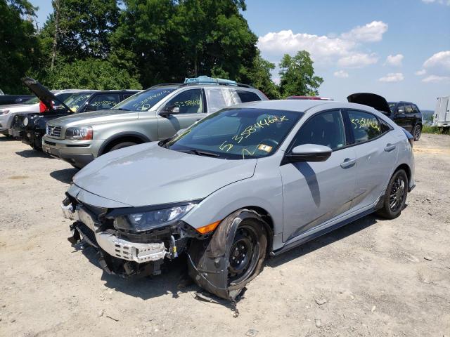 SHHFK7H47MU206667 - 2021 HONDA CIVIC SPOR SILVER photo 2