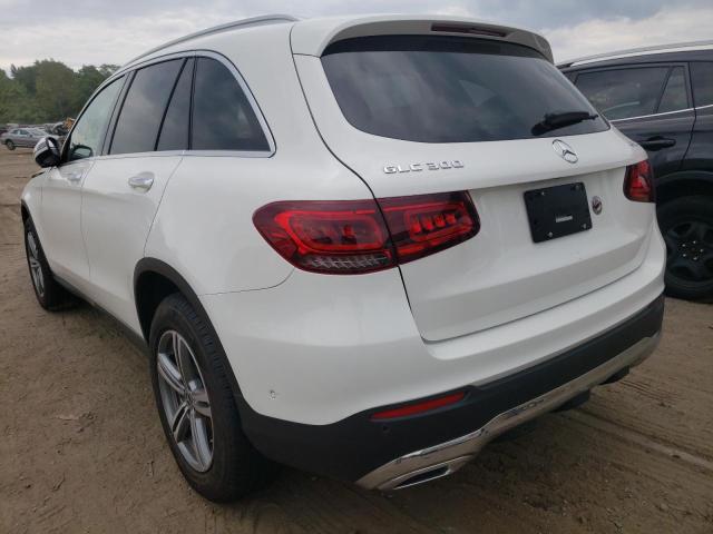 W1N0G8EB0MV278452 - 2021 MERCEDES-BENZ GLC 300 4M WHITE photo 3