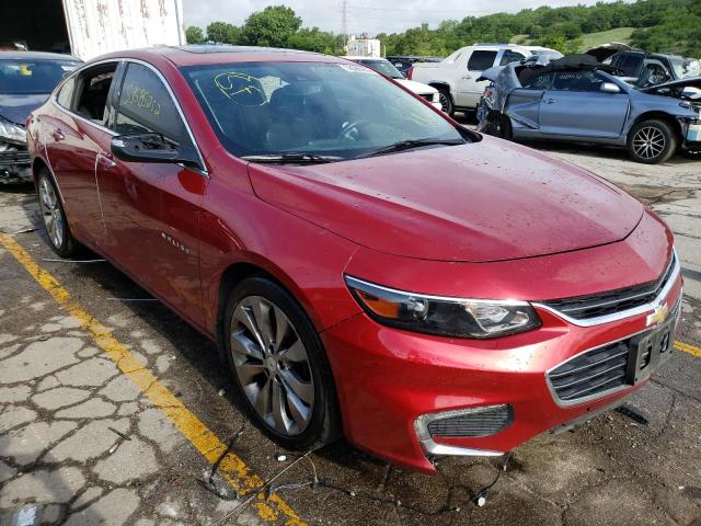 1G1ZH5SXXGF201184 - 2016 CHEVROLET MALIBU PRE RED photo 1