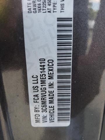 3C6MRVUG1ME514410 - 2021 RAM PROMASTER 石墨色 照片 10