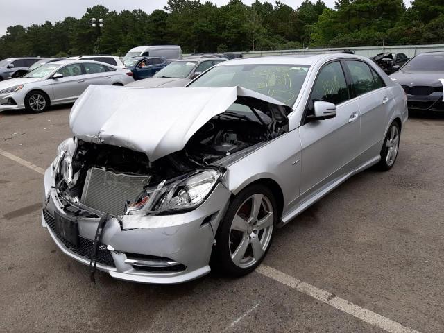 WDDHF8JB0CA618391 - 2012 MERCEDES-BENZ E 350 4MAT SILVER photo 2