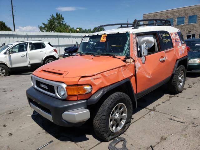 JTEBU4BF7DK152353 - 2013 TOYOTA FJ CRUISER ORANGE photo 2