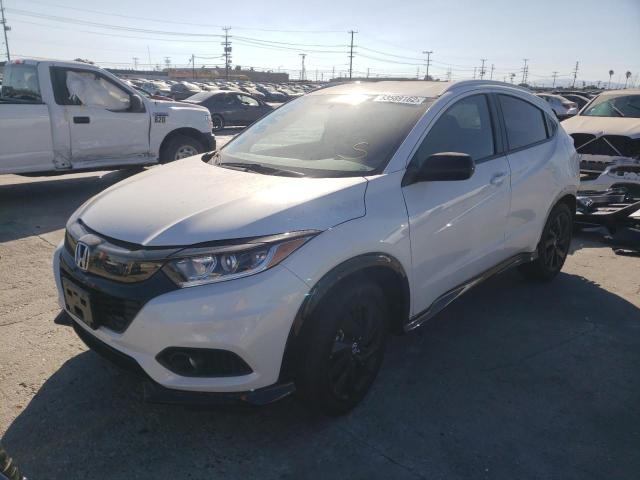 3CZRU5H17NM709190 - 2022 HONDA HR-V SPORT WHITE photo 2