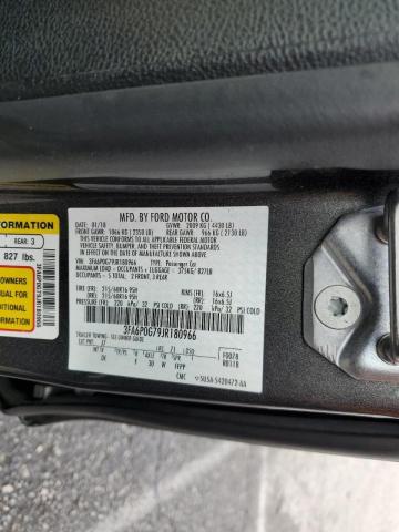 3FA6P0G79JR180966 - 2018 FORD FUSION S GRAY photo 10