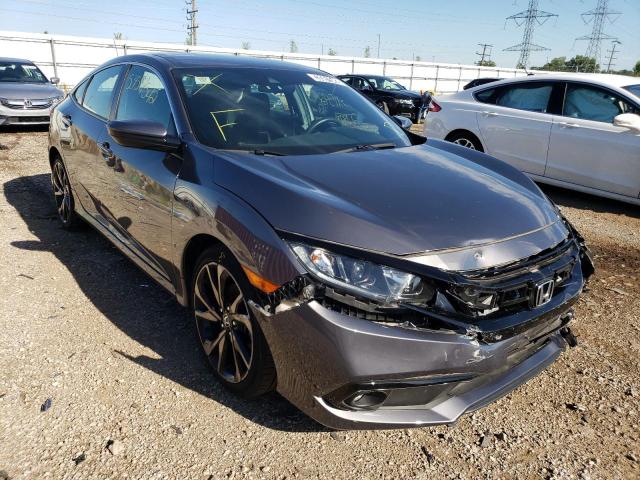 2HGFC2F84KH606721 - 2019 HONDA CIVIC SPOR GRAY photo 1