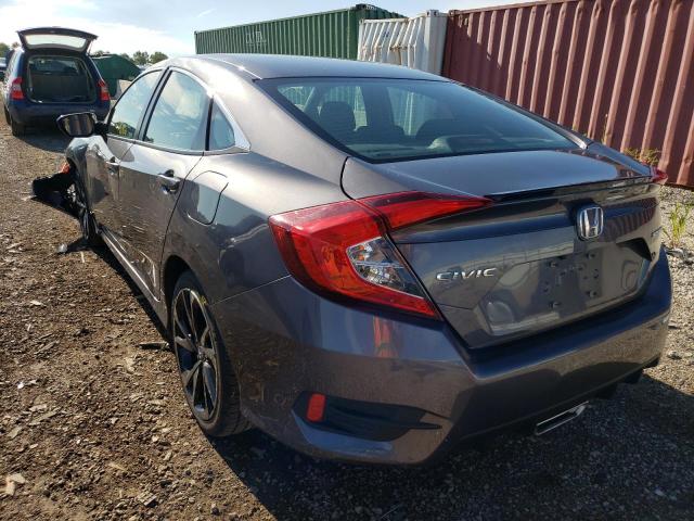 2HGFC2F84KH606721 - 2019 HONDA CIVIC SPOR GRAY photo 3