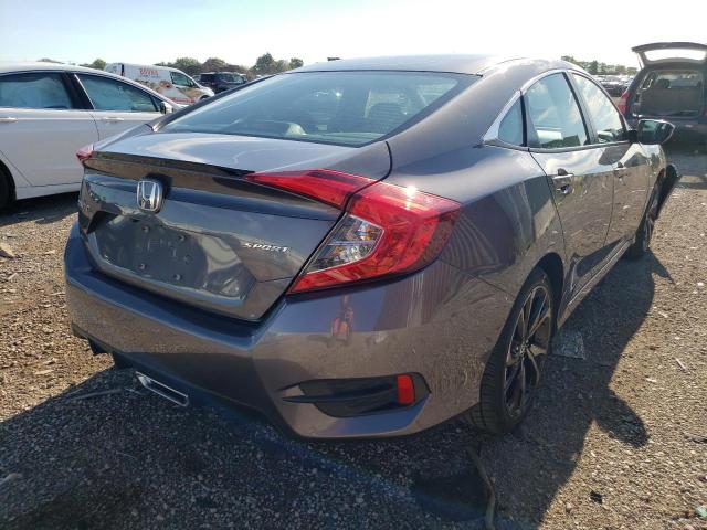 2HGFC2F84KH606721 - 2019 HONDA CIVIC SPOR GRAY photo 4