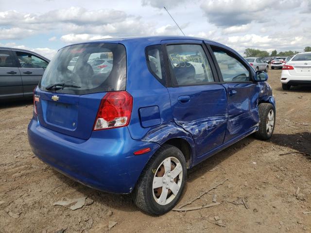 KL1TD66636B631345 - 2006 CHEVROLET AVEO BASE  photo 4