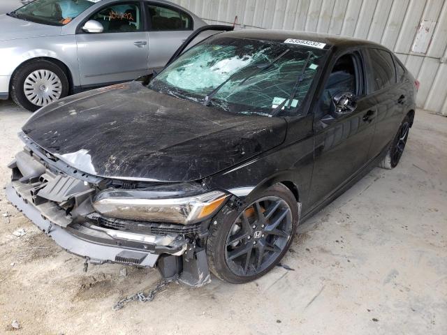 2HGFE2F5XNH506028 - 2022 HONDA CIVIC SPOR BLACK photo 2