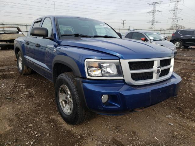 1D7CW7GP5AS217482 - 2010 DODGE DAKOTA TRX BLUE photo 1