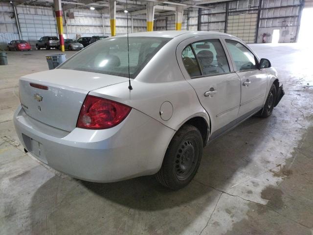 1G1AD5F51A7212271 - 2010 CHEVROLET COBALT 1LT SILVER photo 4