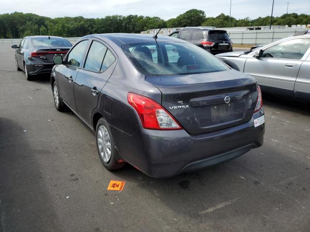 3N1CN7AP1FL840094 - 2015 NISSAN VERSA S GRAY photo 3