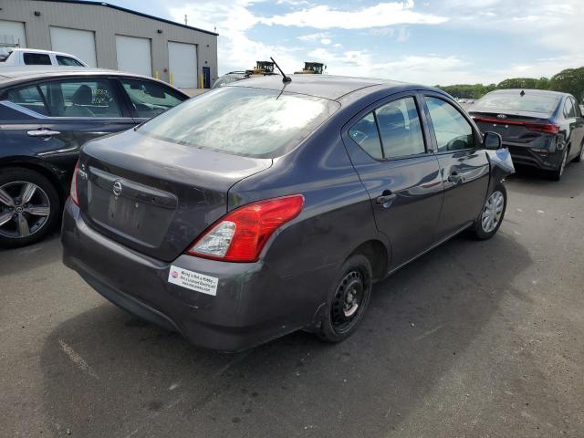 3N1CN7AP1FL840094 - 2015 NISSAN VERSA S GRAY photo 4