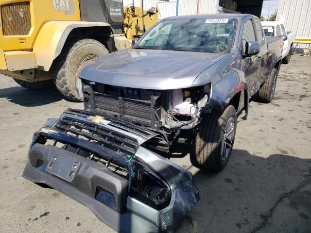 1GCHSCEN9M1180713 - 2021 CHEVROLET COLORADO L CHARCOAL photo 2