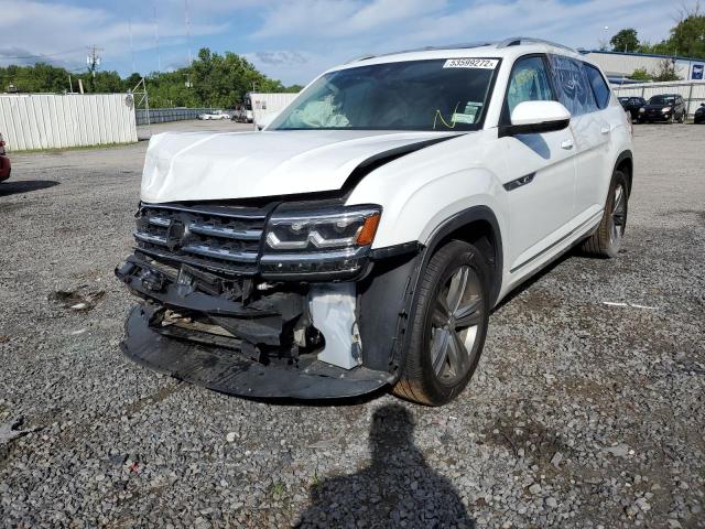 1V2RR2CA4KC599613 - 2019 VOLKSWAGEN ATLAS SEL WHITE photo 2