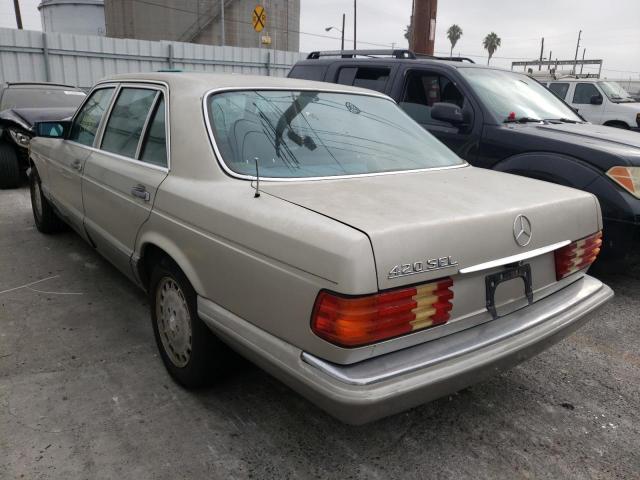 WDBCA35D8GA197879 - 1986 MERCEDES-BENZ 420 SEL GOLD photo 3