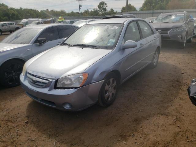 KNAFE122065313753 - 2006 KIA SPECTRA LX GRAY photo 2