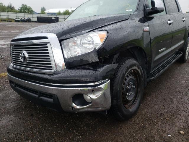 5TFHW5F1XAX142881 - 2010 TOYOTA TUNDRA CRE BLACK photo 9