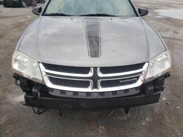 1B3BD4FB1BN572490 - 2011 DODGE AVENGER EX GRAY photo 9