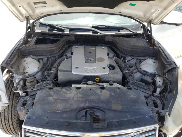 JN1AJ0HR3CM453534 - 2012 INFINITI EX35 BASE WHITE photo 7