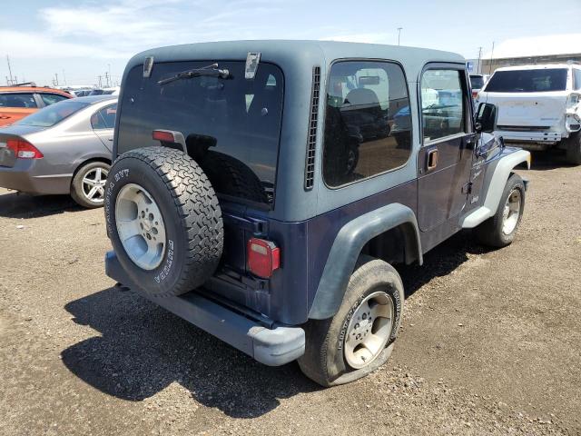 1J4FA49S0YP784499 - 2000 JEEP WRANGLER BLUE photo 4