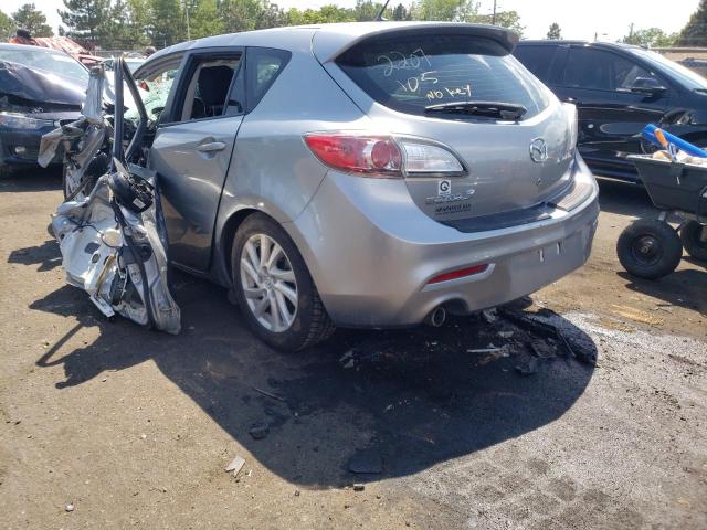 JM1BL1L72C1653118 - 2012 MAZDA 3 I SILVER photo 3