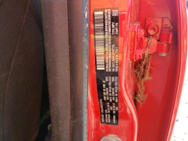 ZACCJBAB1JPH07755 - 2018 JEEP RENEGADE S Qırmızı foto 10