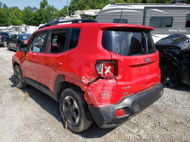 ZACCJBAB1JPH07755 - 2018 JEEP RENEGADE S Qırmızı foto 3