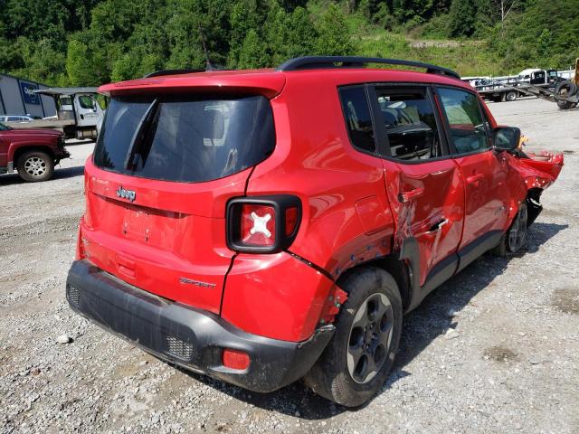 ZACCJBAB1JPH07755 - 2018 JEEP RENEGADE S Qırmızı foto 4
