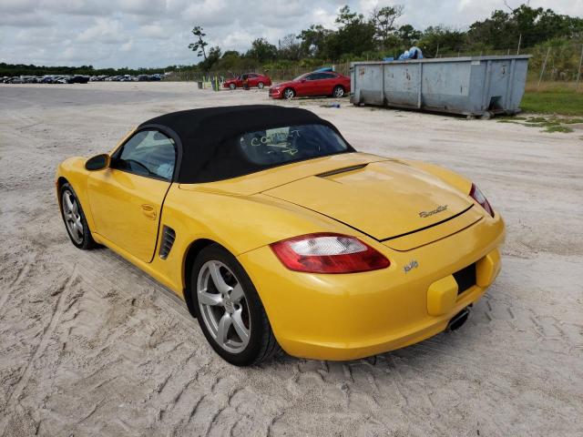 WP0CA29888U711352 - 2008 PORSCHE BOXSTER YELLOW photo 3