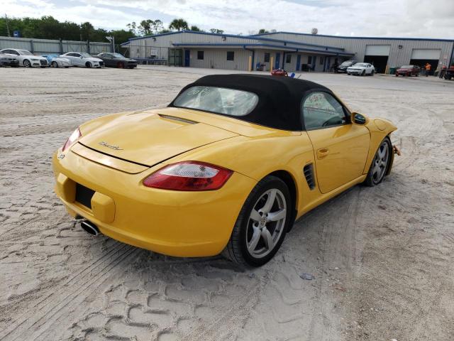 WP0CA29888U711352 - 2008 PORSCHE BOXSTER YELLOW photo 4