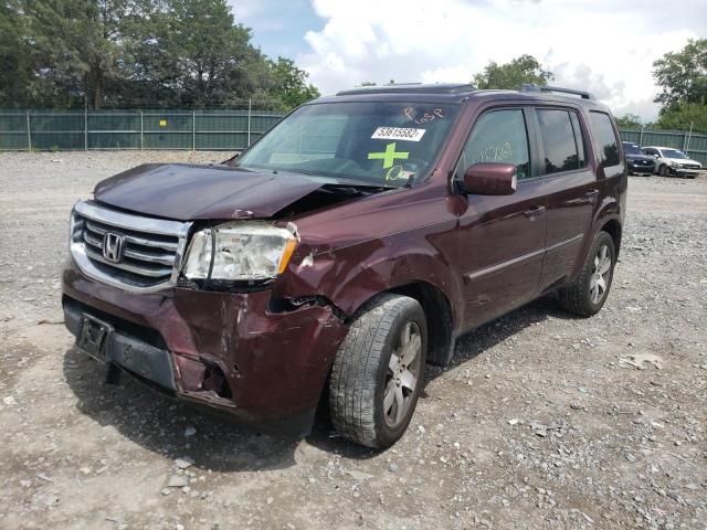 5FNYF3H90CB007932 - 2012 HONDA PILOT TOURING  photo 2