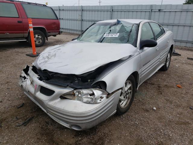1G2NF52F52C194212 - 2002 PONTIAC GRAND AM S SILVER photo 2