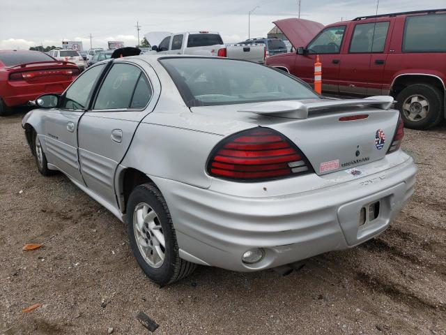 1G2NF52F52C194212 - 2002 PONTIAC GRAND AM S SILVER photo 3